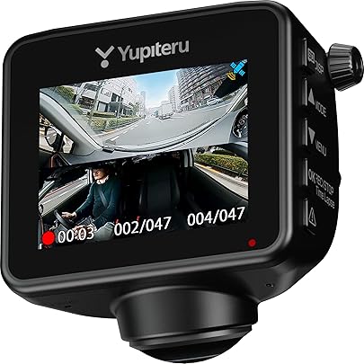 ユピテル 720度 (360度+360度)全天球ドライブレコーダー